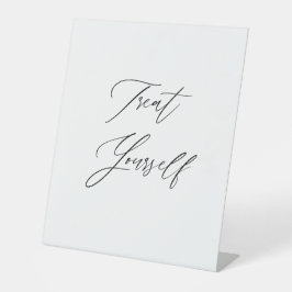 Besondere Hochzeitstafel | Dessert-Tischschild  Sockelschild