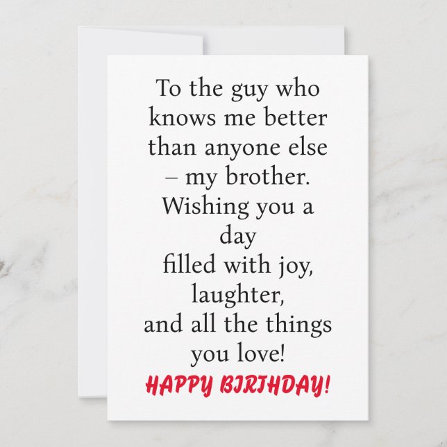 BESONDERE KARTE FÜR DEN GEBURTSTAG DES BESONDEREN  (Vorderseite)