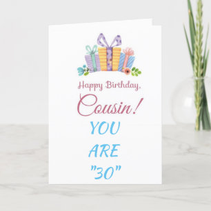 BESONDERE KARTE FÜR DEN GEBURTSTAG DES "BESONDEREN