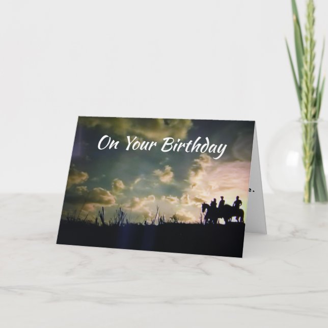 BESONDERE KÄUFE AM TAG **GEBURTSTAG** KARTE (Vorderseite)