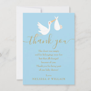 Besondere Lieferung Danke Baby Shower / Sprinkle
