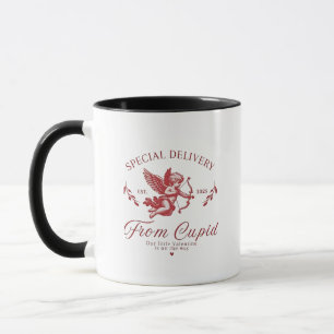 Besondere Lieferung von der schwangeren Mama Cupid Tasse