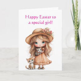 BESONDERE MÄDCHENKARTE DANKESKARTE