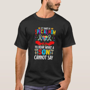 Besondere Mama Autismus Bewusstsein Ribbon Autismu T-Shirt
