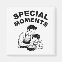 Besondere Momente Vatertag Magnet