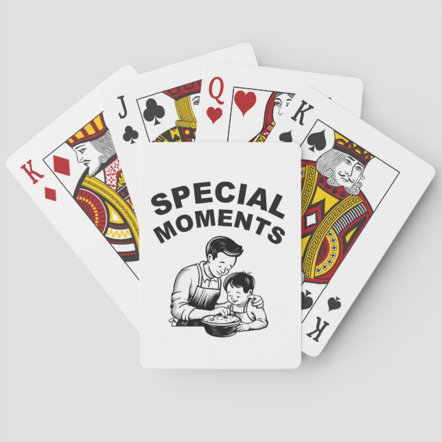 Besondere Momente Vatertag Spielkarten (Rückseite)