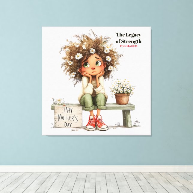 Besondere Mutter (Erinnerung) Leinwanddruck (Insitu (Holzboden))