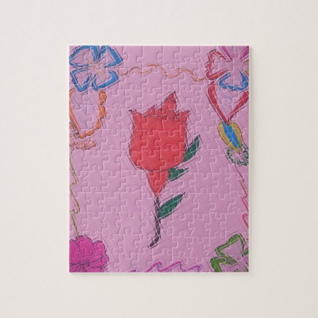 Besondere Rose Leichtes Babypink (Vertikal)