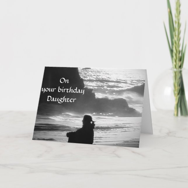 BESONDERE TOCHTER BIRTHDAY KARTE (Vorderseite)