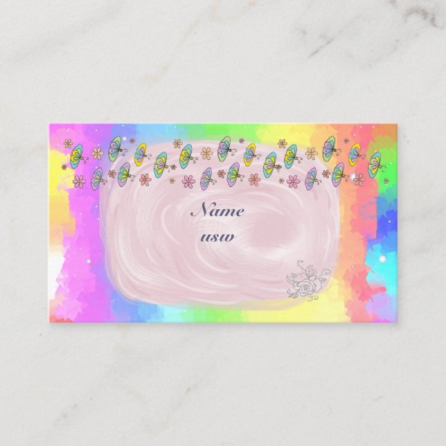 Besondere visitenkarte (Vorderseite)