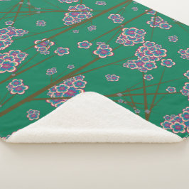 Besondere Zweige Sherpa Blanket Sherpadecke
