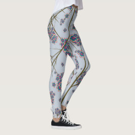 Besondere Zweige Sky Blue Leggings