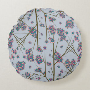 Besondere Zweige Sky Round Pillow Rundes Kissen