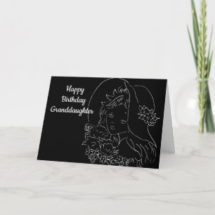 "BESONDERER GRANDAUGHTER" AUF IHREM BIRTHTAG KARTE