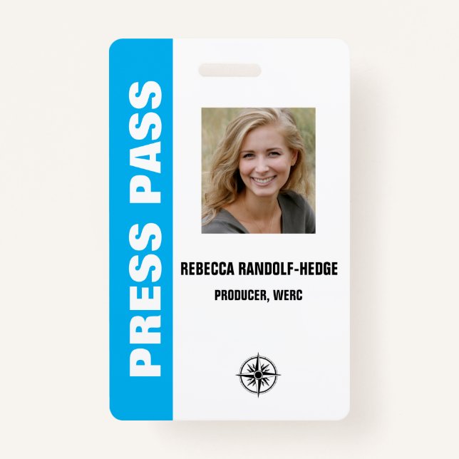 BESONDERES EREIGNIS FÜR GROSSEN Text PRESSE PASS u Ausweis (Vorderseite)