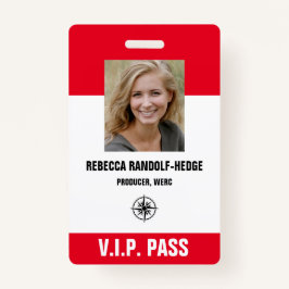 BESONDERES EREIGNIS V.I.P. PASS - Foto I.D. Ausweis
