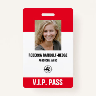 BESONDERES EREIGNIS V.I.P. PASS - Foto I.D. Ausweis