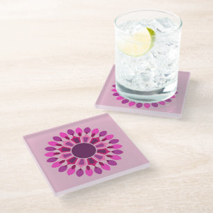 BESONDERES FARBENFROHES LIEBESGESCHENK TOCHTER SOH GLASUNTERSETZER