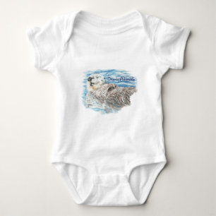 Besonders erfreulich Humorales Niedliches Otter Ti Baby Strampler