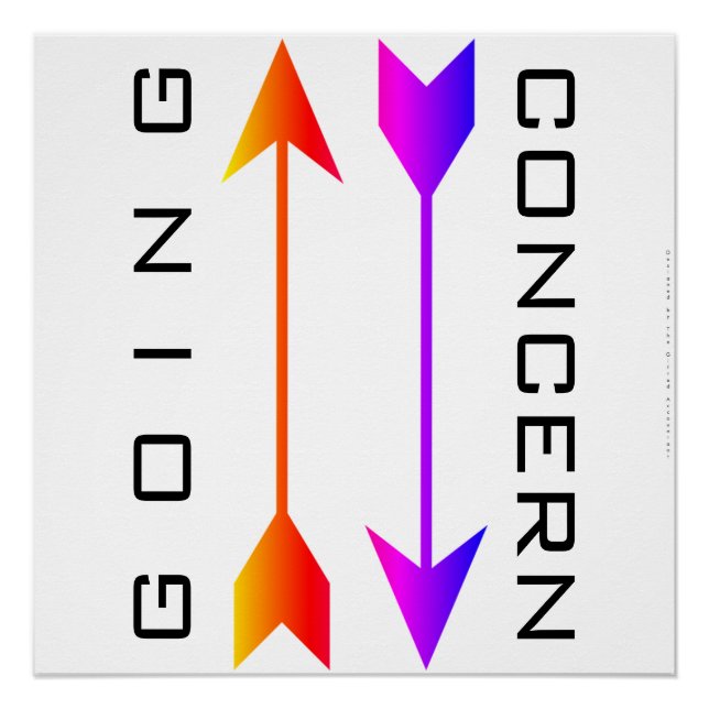 "Besorgnis erregend" Poster (Vorderseite)