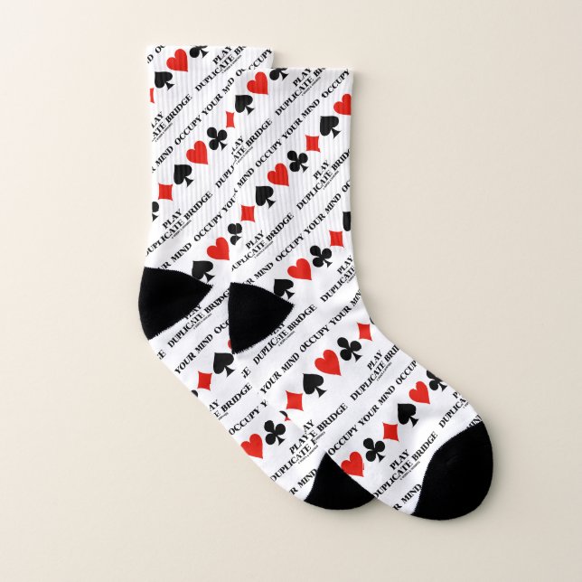 Bespielen Sie Ihre Gedanken, indem Sie Duplikate B Socken (Paar)