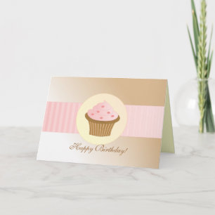 Besprühen Sie kleinen Kuchen Karte