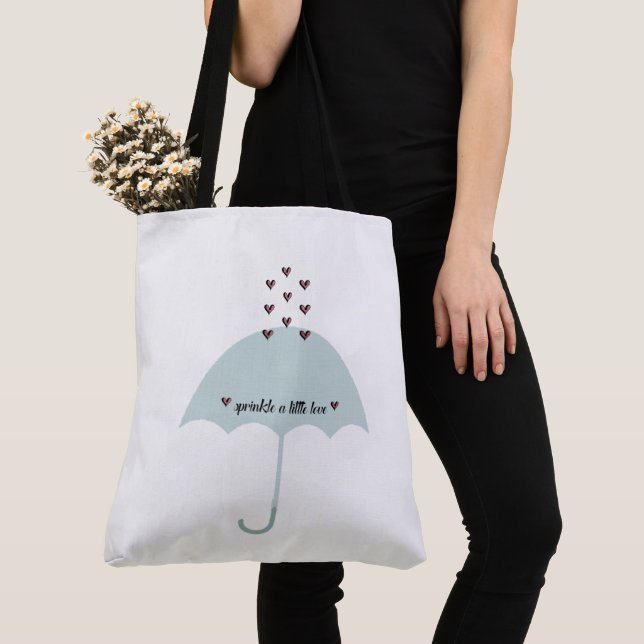 Besprühen Sie Liebe-rosa u. aquamarine blaue Tasche (Von Nahem)