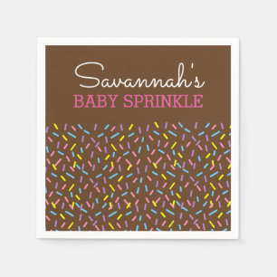 Besprüht Baby besprühen (Schokoladen-Farb) Serviette