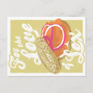 Besser als Bacon!! Postkarte