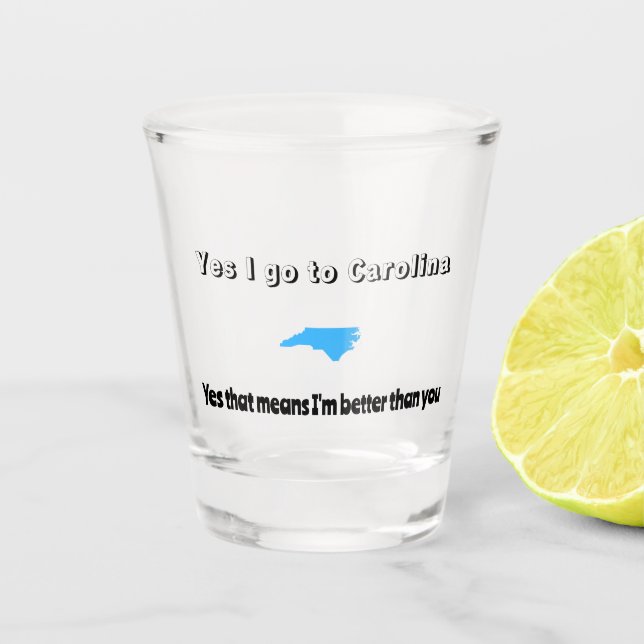 Besser als du schnapsglas (Vorderseite)