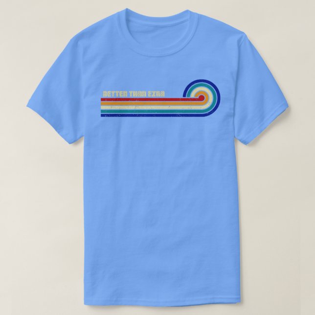 Besser als Ezra Retro Sunset T-Shirt (Design vorne)