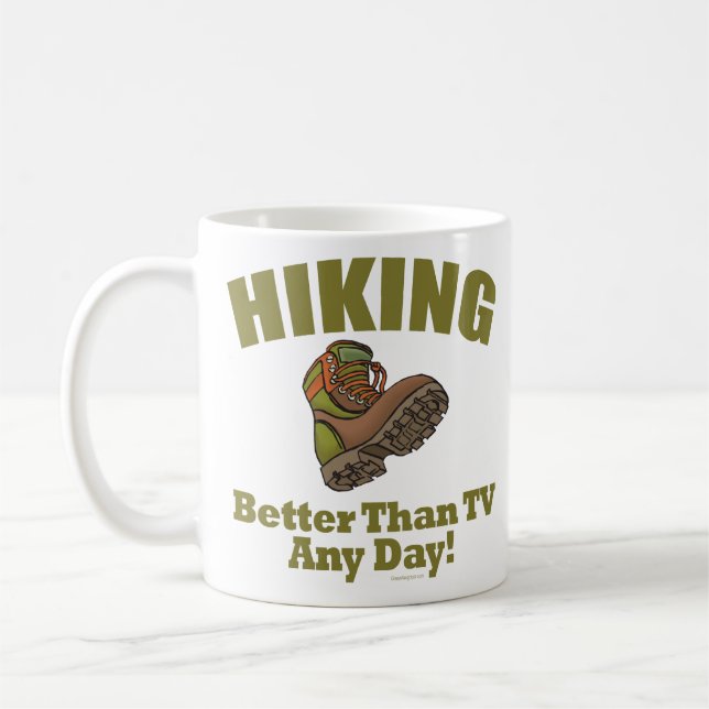 Besser als Fernsehen - Wandern Kaffeetasse (Links)