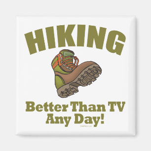 Besser als Fernsehen - Wandern Magnet