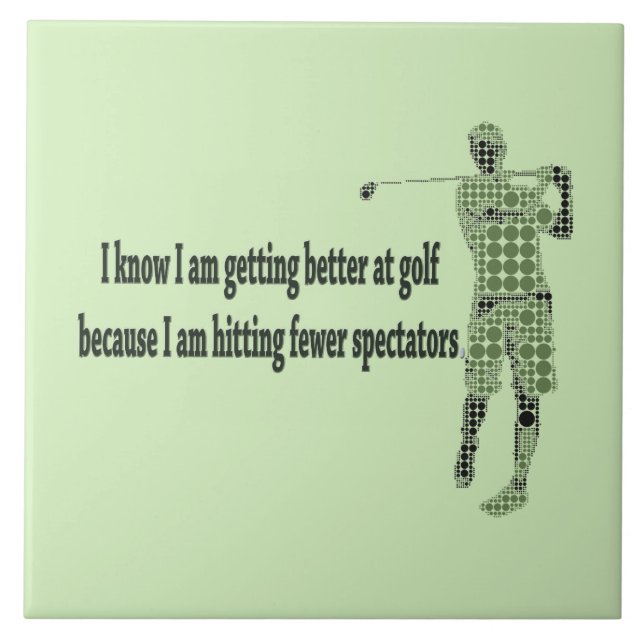 Besser beim Golf Fliese (Vorderseite)