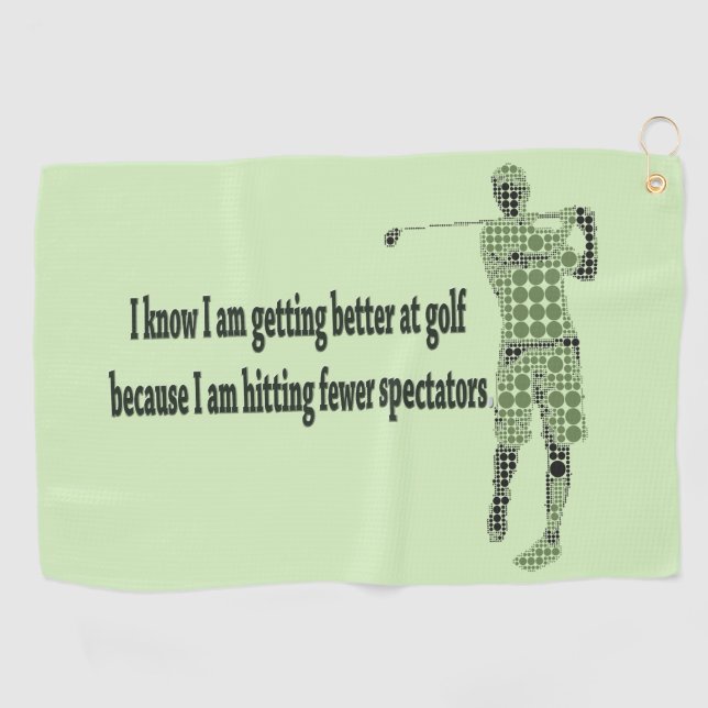 Besser beim Golf Golfhandtuch (Horizontal)