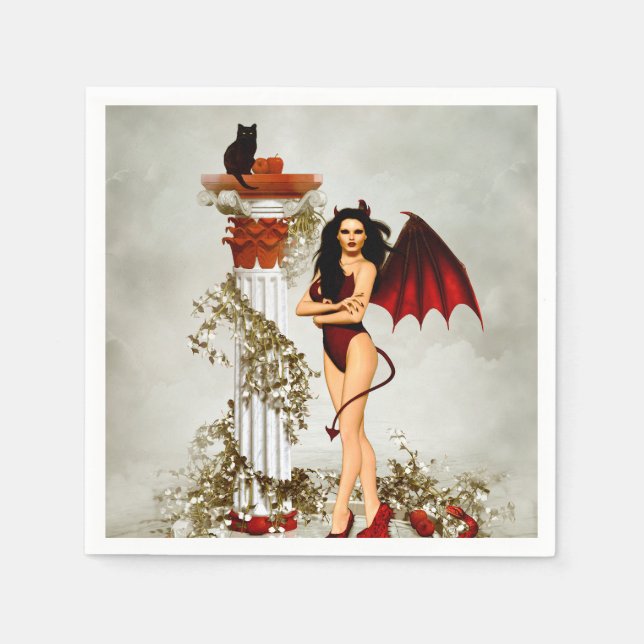 Besser der Teufel, den du kennst Serviette (Vorderseite)