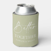 Besser gemeinsam Sage Green Wedding kann kühler