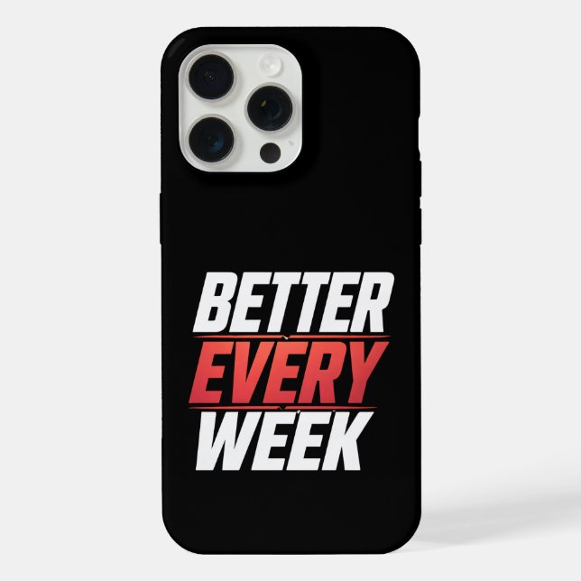 BESSER JEDE WOCHE iPhone 15 PRO MAX HÜLLE (Rückseite)