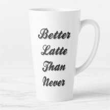 Besser Latte als nie Extravaganter Schriftart