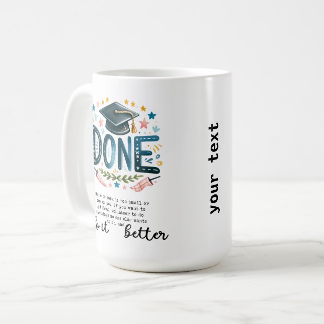 Besser machen kaffeetasse (Vorderseite Links)