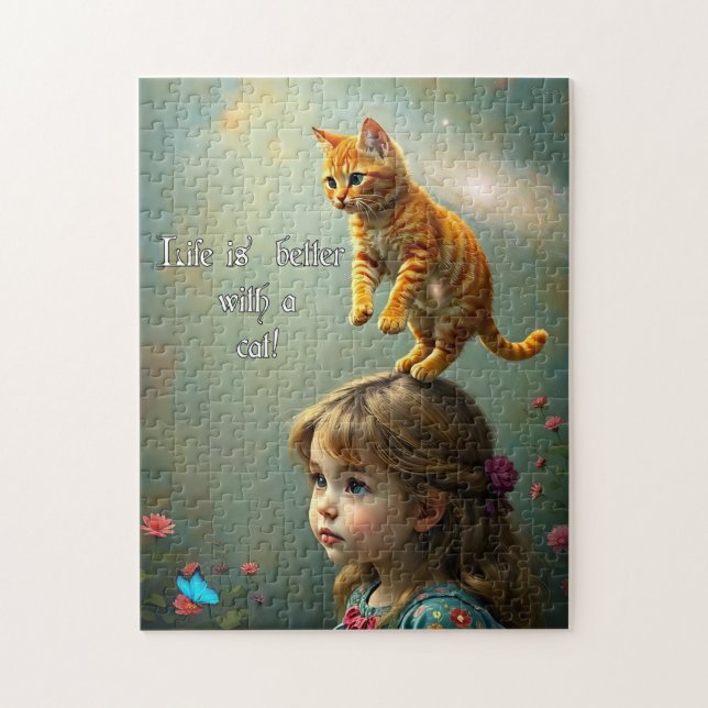 Besser mit Katze (Vertikal)