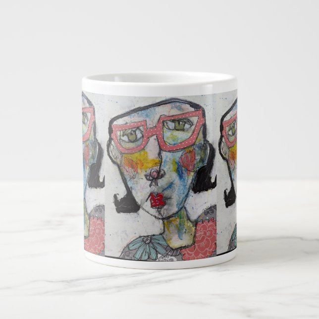 Besser sehen Jumbo-Tasse (Vorderseite)