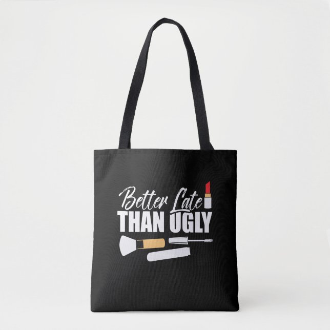 Besser spät als hässlich: Diva Kosmetologin Tasche (Vorderseite)