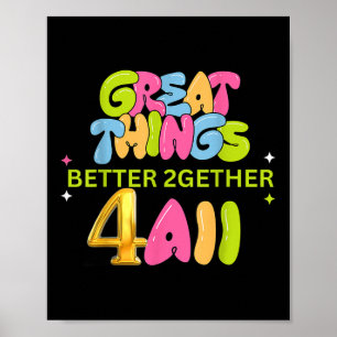 Besser Zusammen Zusammen Für Alle Attraktive Lusti Poster