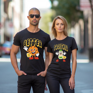 Besser zusammenpassen Kaffeesahnen für Paare T-Shirt