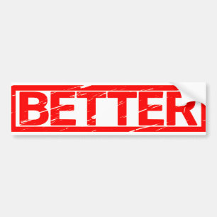 Bessere Briefmarke Autoaufkleber