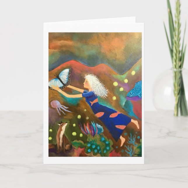 Bessere Fliege Dankeskarte (Vorderseite)