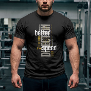 Bessere Richtung als Geschwindigkeit – Motivations T-Shirt