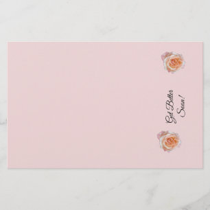 Bessere Rose - Rosa Stationierung Briefpapier