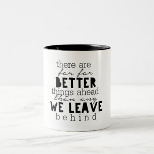 Bessere Sache-voran Kaffee-Tasse Zweifarbige Tasse